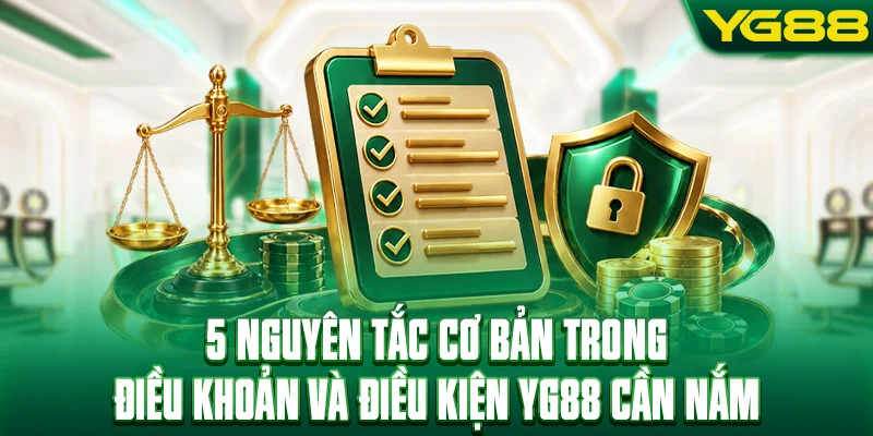 5 nguyên tắc cơ bản trong điều khoản và điều kiện YG88 bạn phải nắm