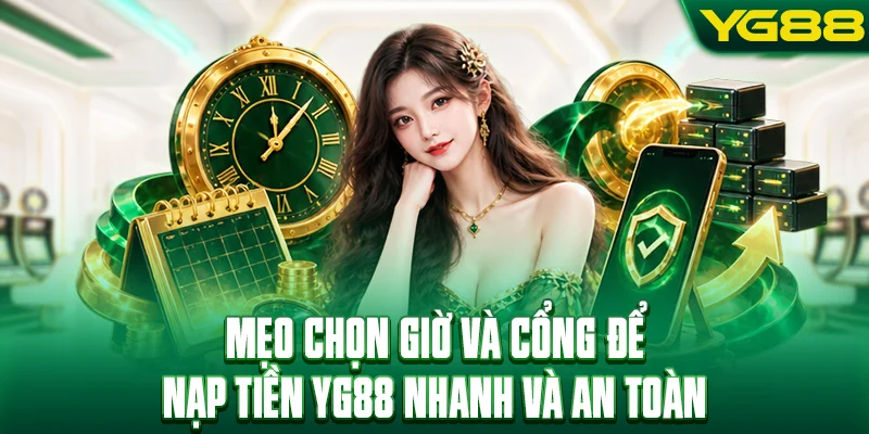 Mẹo chọn giờ và cổng để nạp tiền YG88 nhanh và an toàn